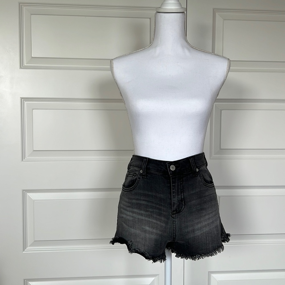 Jean High Waisted Shorts
